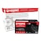 Gloveworks By Ammex Disposable Gloves, 6 mil Palm, Nitrile, Diamond Texture, Powder-Free, XL, 1000 PK, Black GWBN48100 - alternate 2